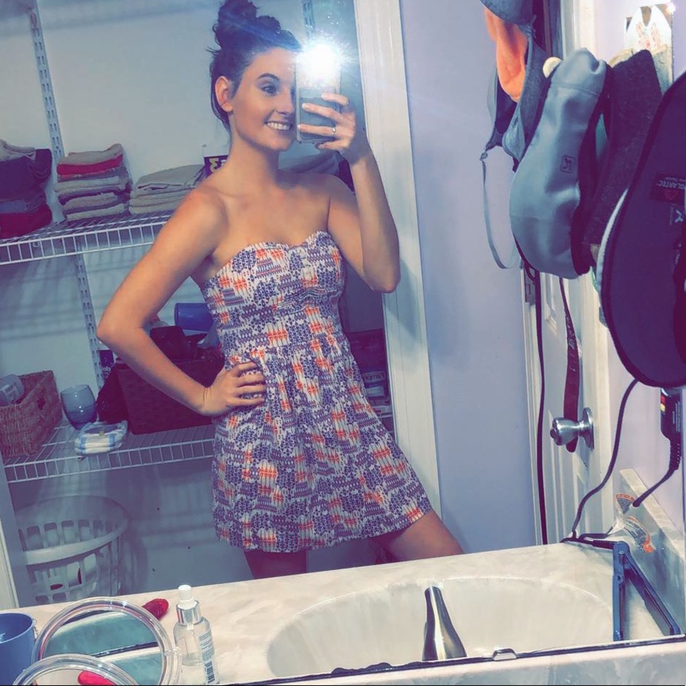 Strapless dress